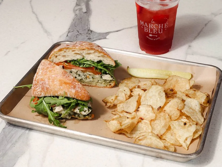 Chicken Pesto Sandwich Platter