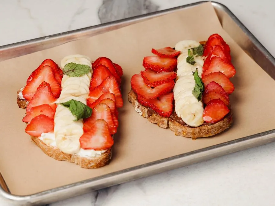 Strawberry Banana Toast