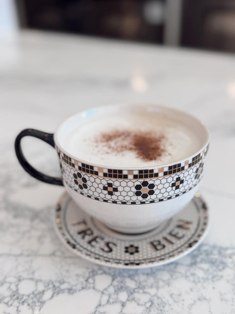 Almond Madeline Cookie Latte