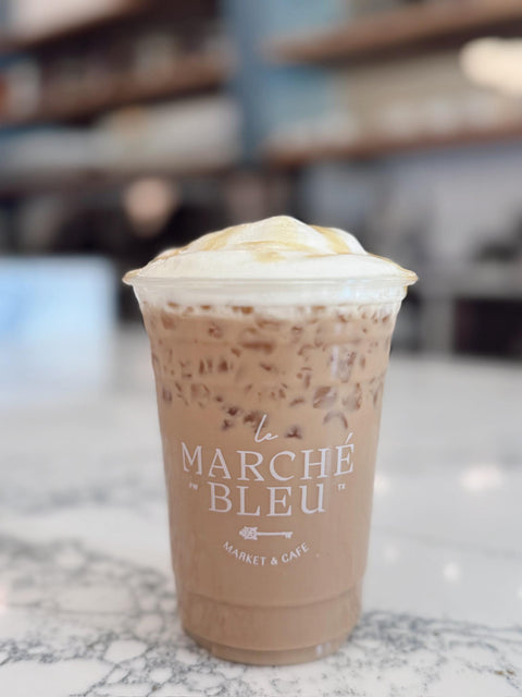 Iced Chocolate Covered Strawberry Mocha Latte