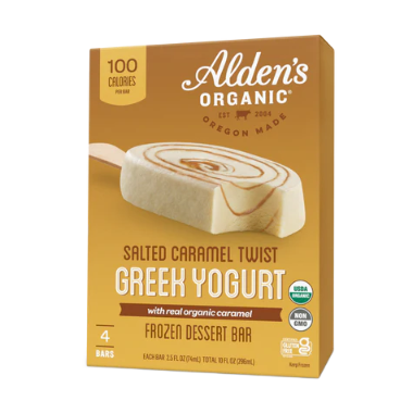 Alden's Organic - Salted Caramel Yogurt Bar(4 Pack)