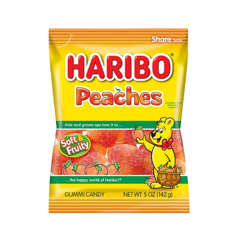 Haribo - Candy Peaches (5.29 Oz)