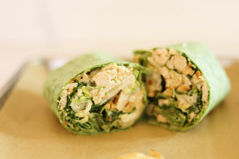 Chicken Caesar Spinach Wrap