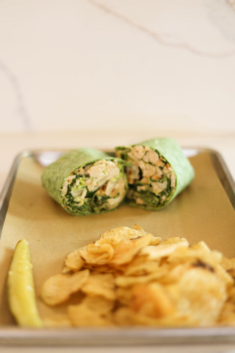 Chicken Caesar Spinach Wrap