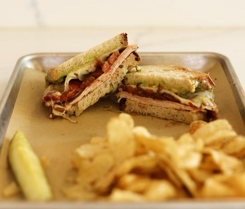 Turkey Avocado Club Sandwich