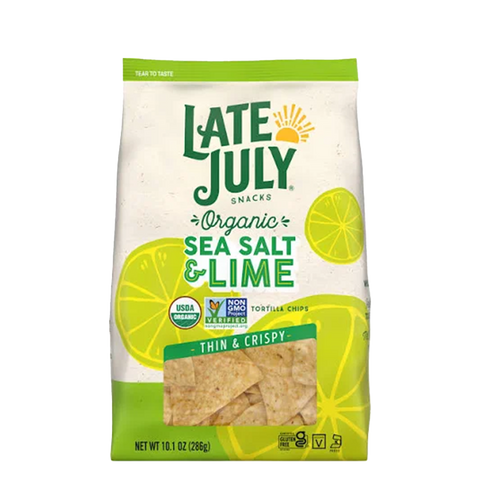 Late July - Sea Salt and Lime Tortilla Chips (10.1 Oz)
