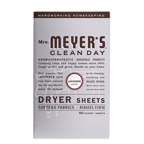 Mrs. Meyers - Dryer Sheets Lavender (80 Pc)