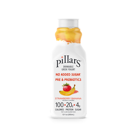 Pillars Drinkable Yogurt - Strawberry Banana