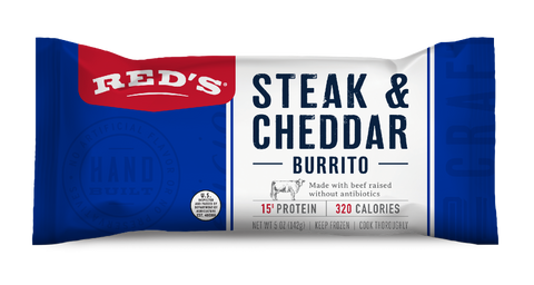 Red's - Frozen Steak & Cheese Breakfast Burrito - 5oz