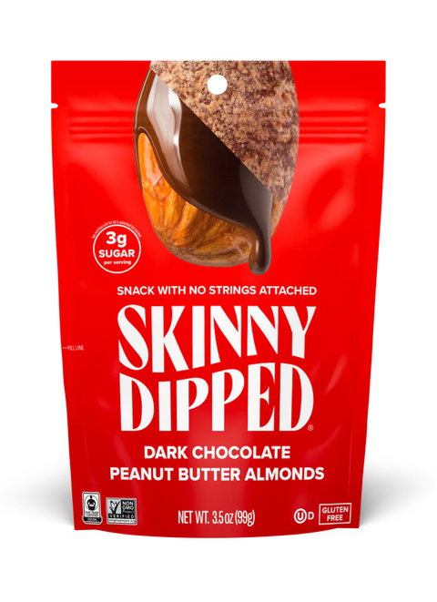 Skinny Dipped - Dark Choc Peanut Butter Almonds (3.5 oz)