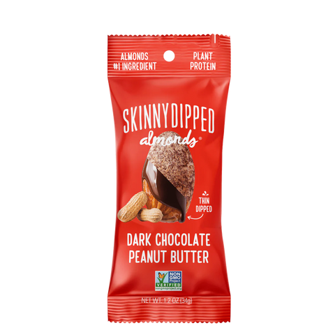 Skinny Dipped - Dark Choc Peanut Butter Almonds (1.2 oz)