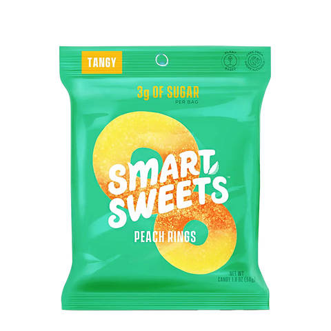 Smart Sweets - Peach Rings (1.8 oz)