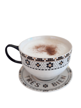 Almond Madeline Cookie Latte
