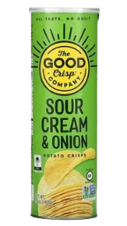 The Good Crisp Company -  Sour Cream & Onion Stacks