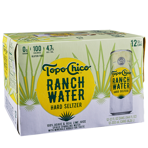 Topo Chico - Ranch Water Signature Lime (12 pack)