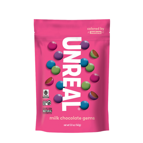 Unreal - Milk Choclate Gems (5 oz)