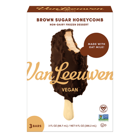 Van Leeuwen - Vegan Brown Sugar Honey Bars (4 Pack)