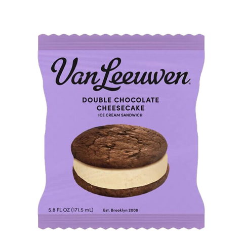 Van Leeuwen - Double Chocolate Cheesecake Ice Cream Sandwhich