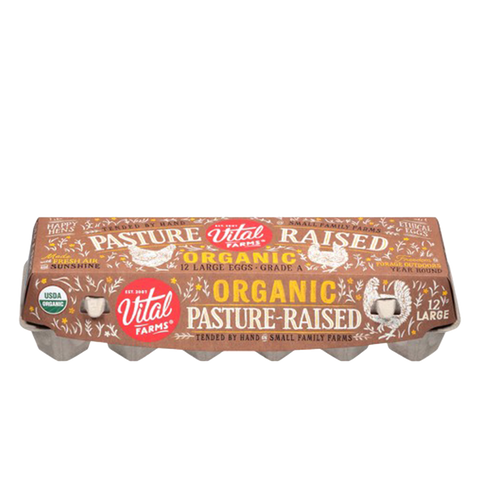 Vital Farms Pasture EGGS - Grade A Large (12 Count)