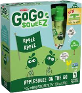 GOGO SQUEEZ APPLESC APPLE 4PK ORG