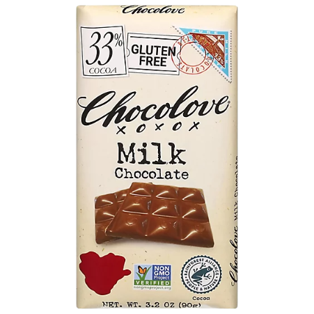 Chocolove Bar - Milk Chocolate (3.2 oz)