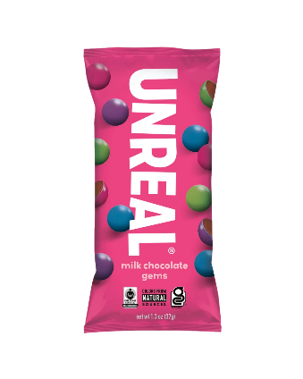 Unreal - Milk Choclate Gems (1.3 oz)